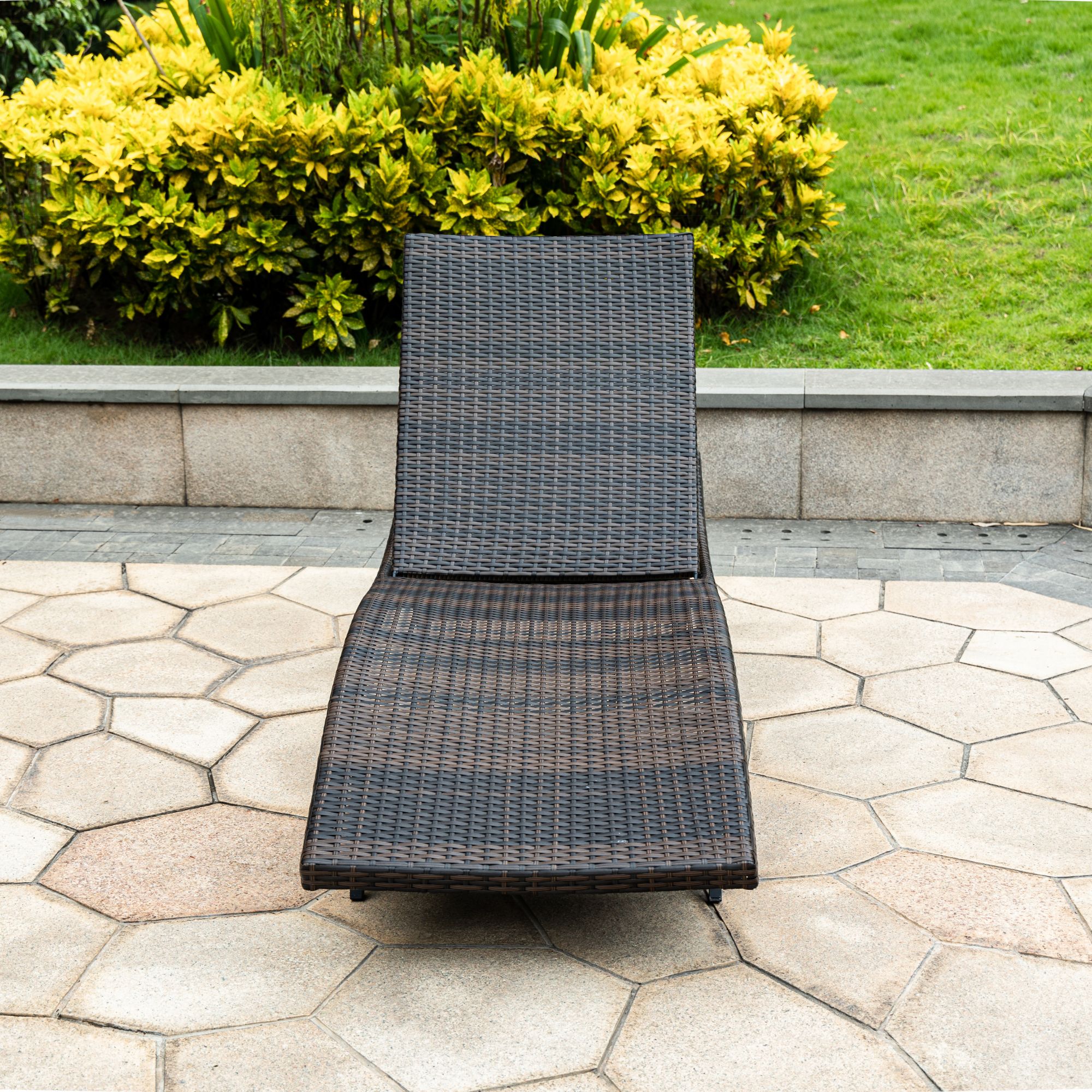 Berkley Jensen Poly Rattan Sun Lounger