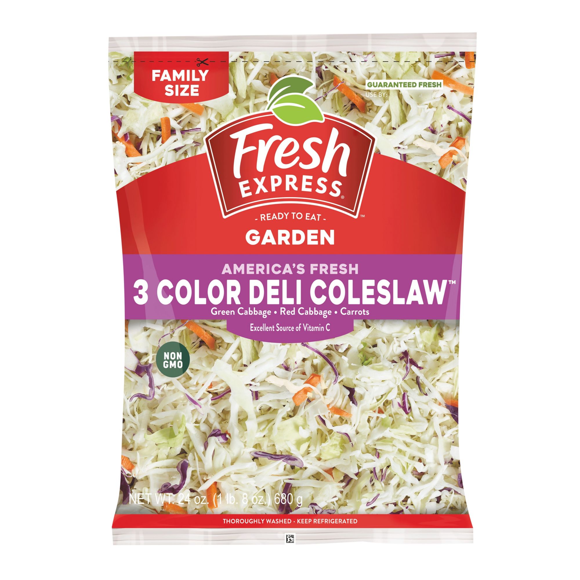 Fresh Express America's Fresh Three-Color Deli Cole Slaw, 24 oz.