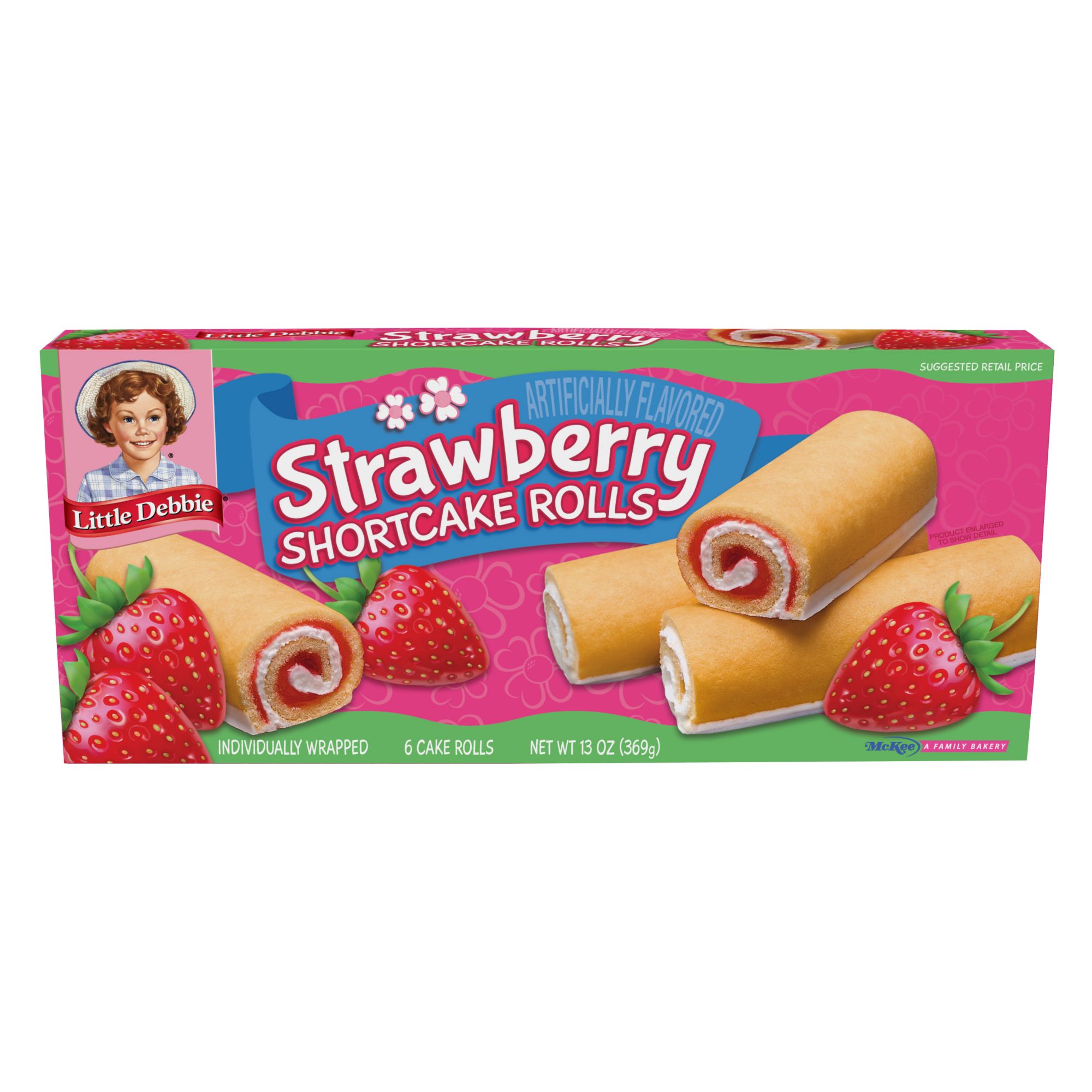 Little Debbie Strawberry Shortcake Rolls, 6 pk.