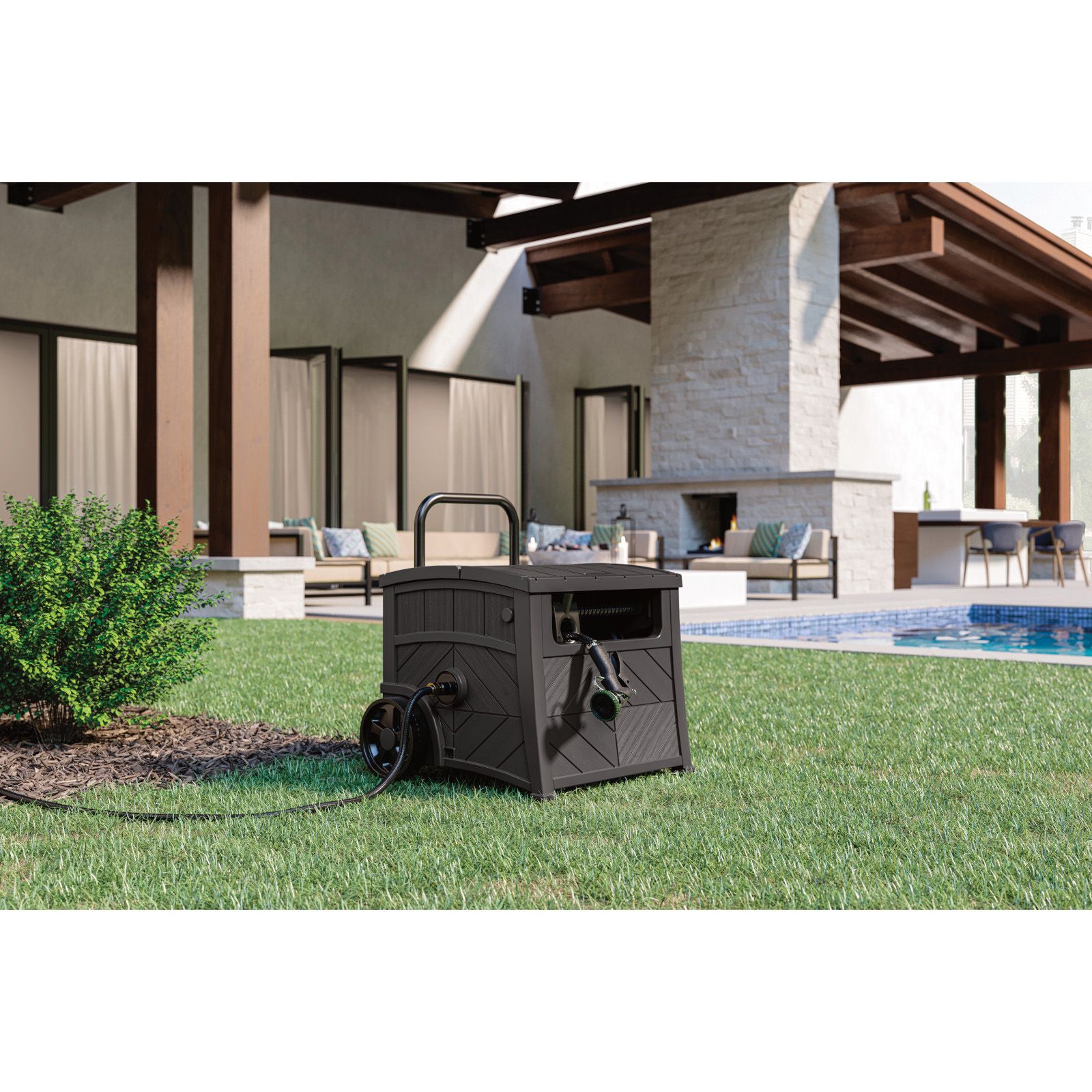 150 ft. Baywood® Smart Tube® Hose Hideaway® - Peppercorn - Suncast