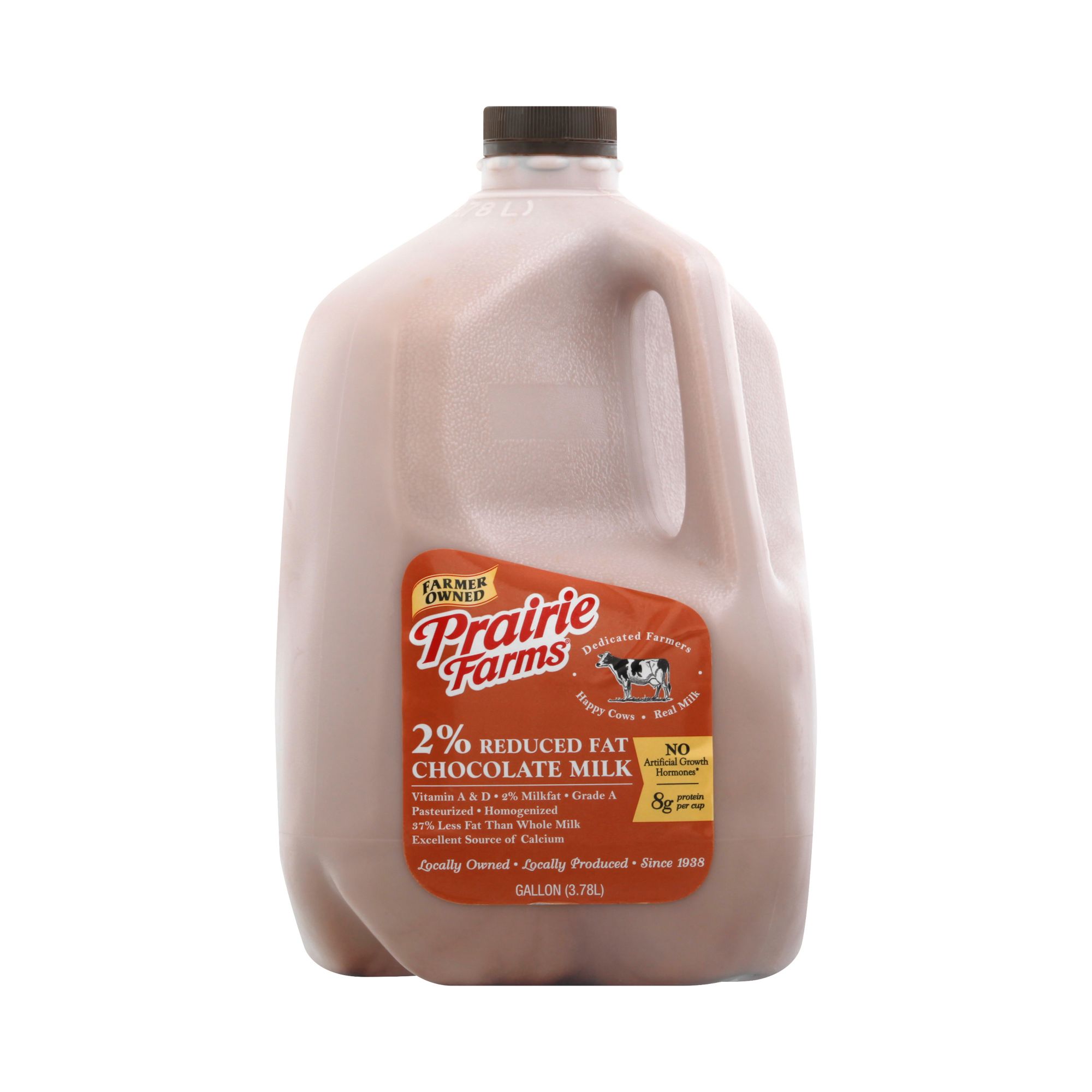 Prairie Farms Dairy 2% Low Fat Chocolate Milk, 1 gal.