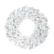 Northlight 24&quot; White Canadian Pine Artificial Christmas Wreath