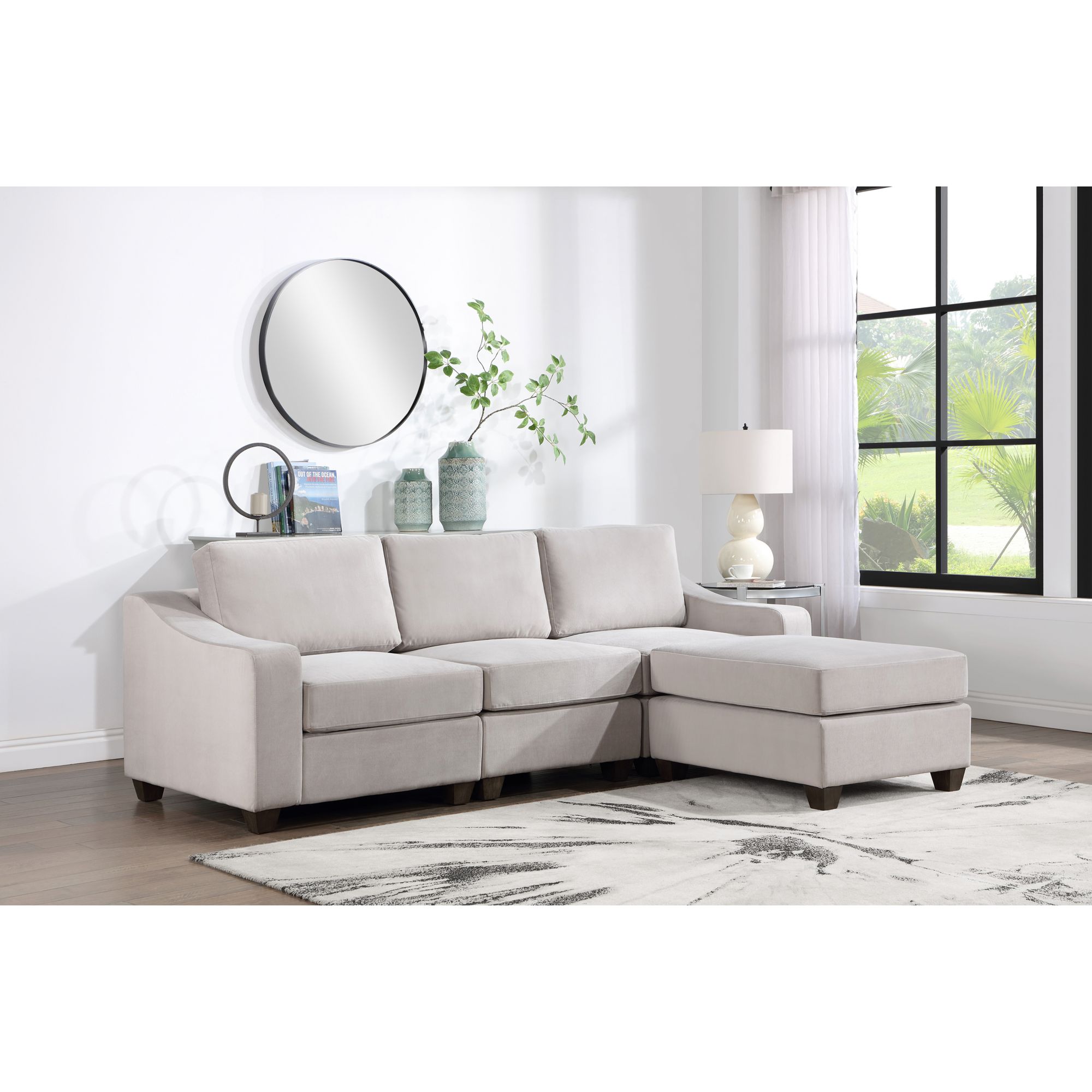 Berkley Jensen Sienna 4 pc. Modular Sectional - Gray | BJ's