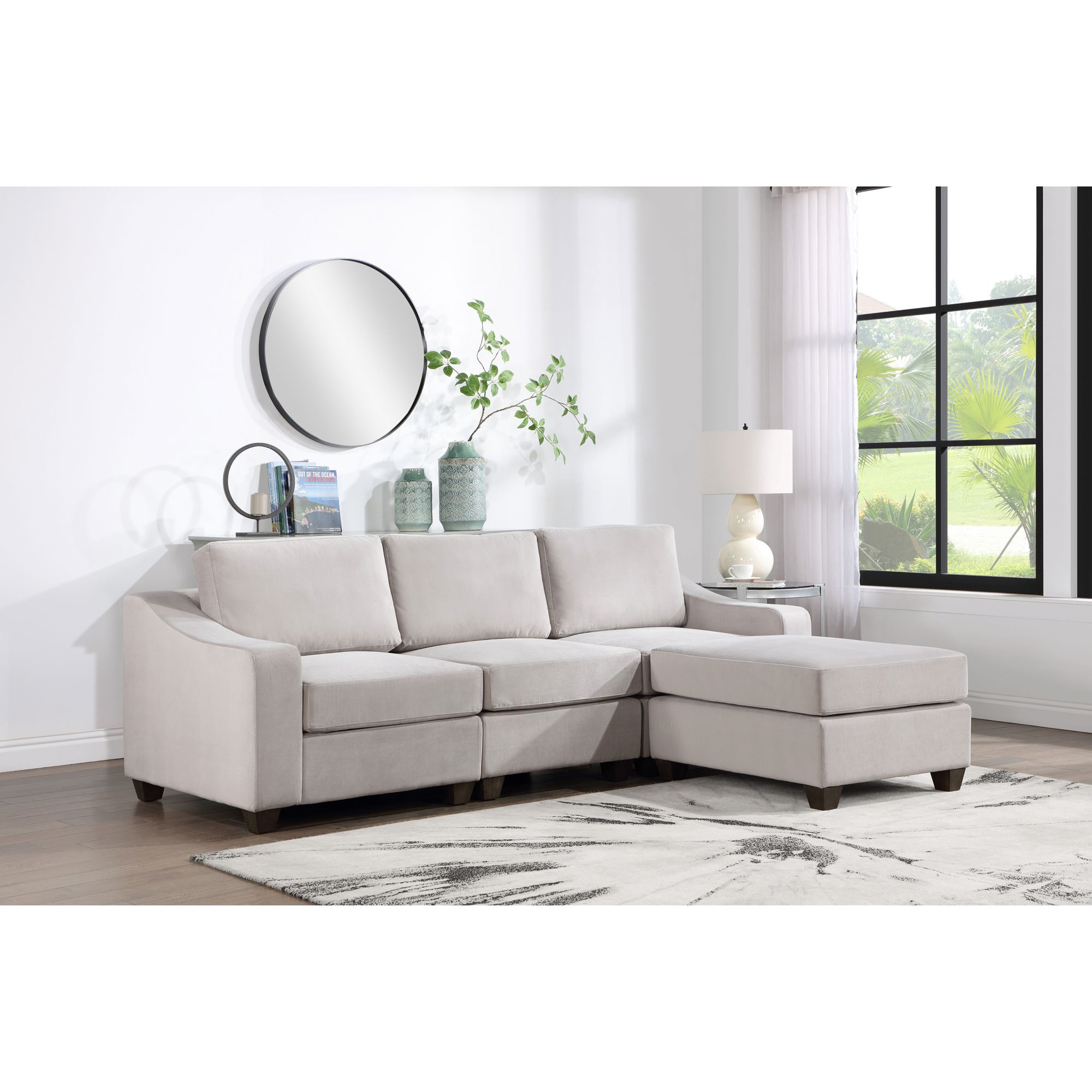 Berkley Jensen Sienna 4 pc. Modular Sectional - Gray