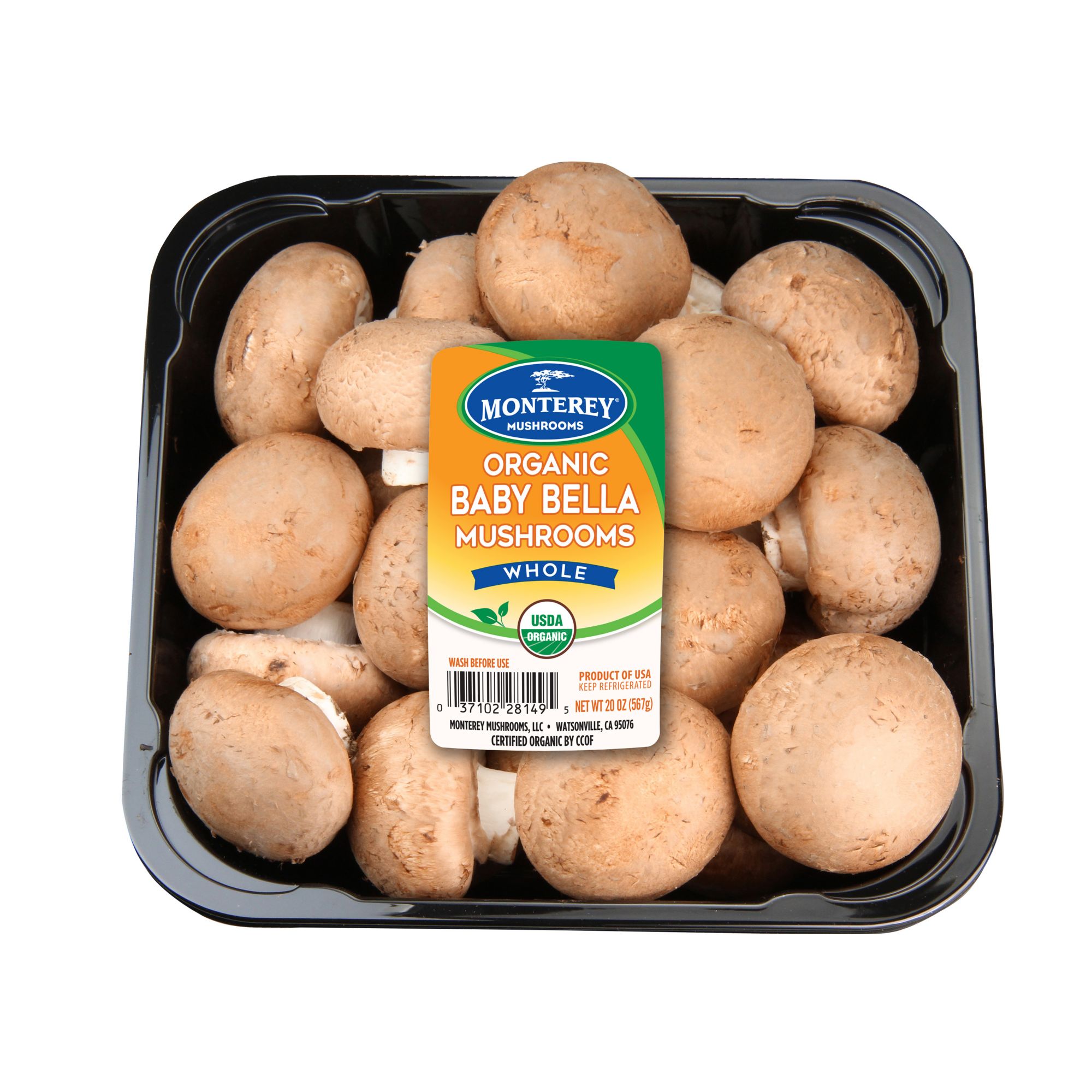 Monterey Organic Whole Baby Bella Mushrooms, 20 oz. | BJ's Wholesale Club