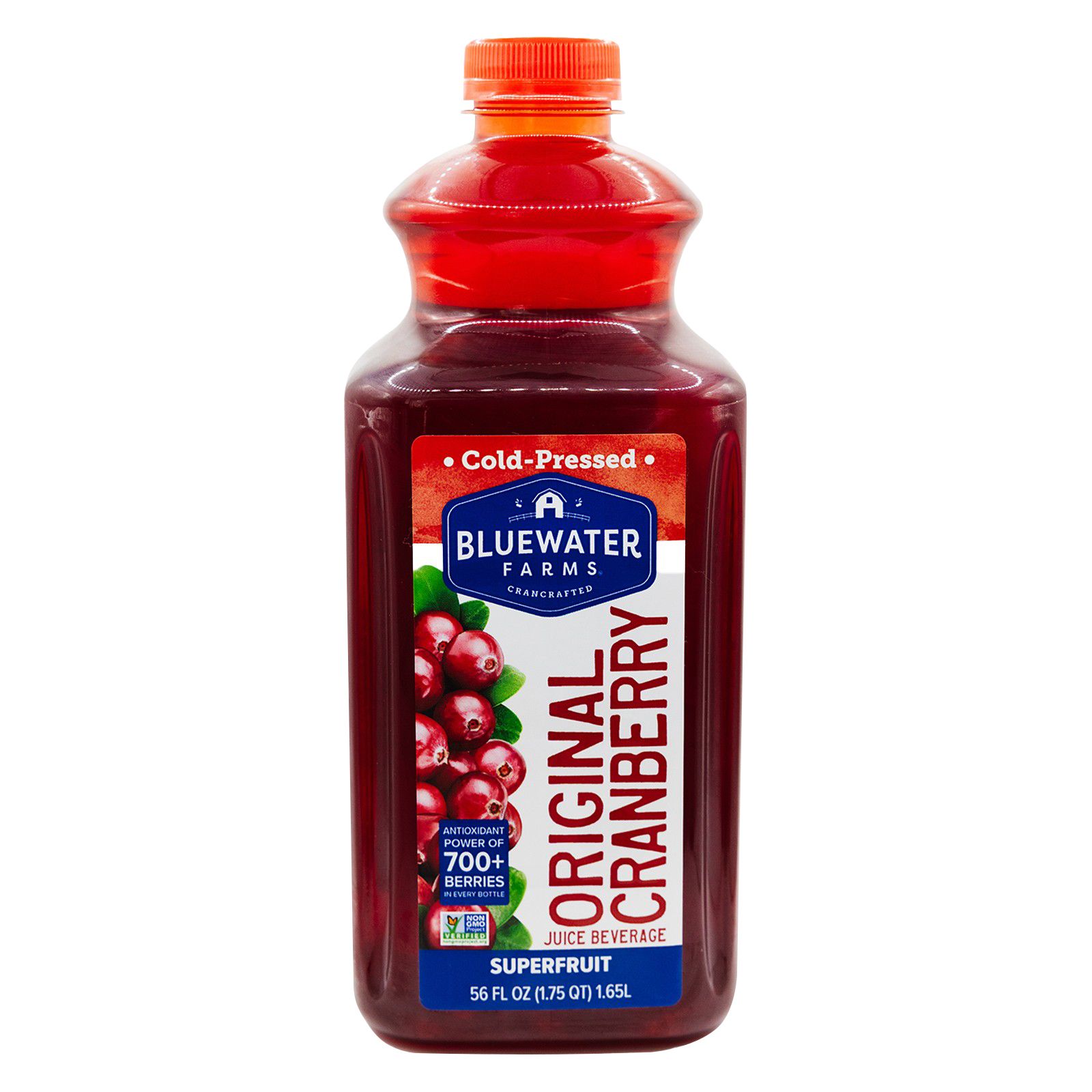 Bluewater Farms Original Cranberry Juice, 56 oz.