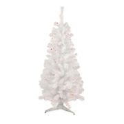 Northlight 4' Pre-lit White Pine Slim Artificial Christmas Tree
