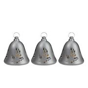 Northlight 6.5&quot; Musical Lighted Silver Bells, 3 pc.