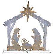 Northlight 44&quot; Lighted Holy Family Nativity Scene