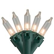 Northlight 10' 50-Ct. String Christmas Lights - Clear with Green Wire