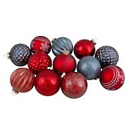 Northlight 12-Pc. Finial and Glass Ball Christmas Ornaments