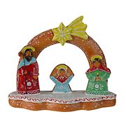 Northlight 8&quot; Gingerbread Holy Family Christmas Nativity Decoration