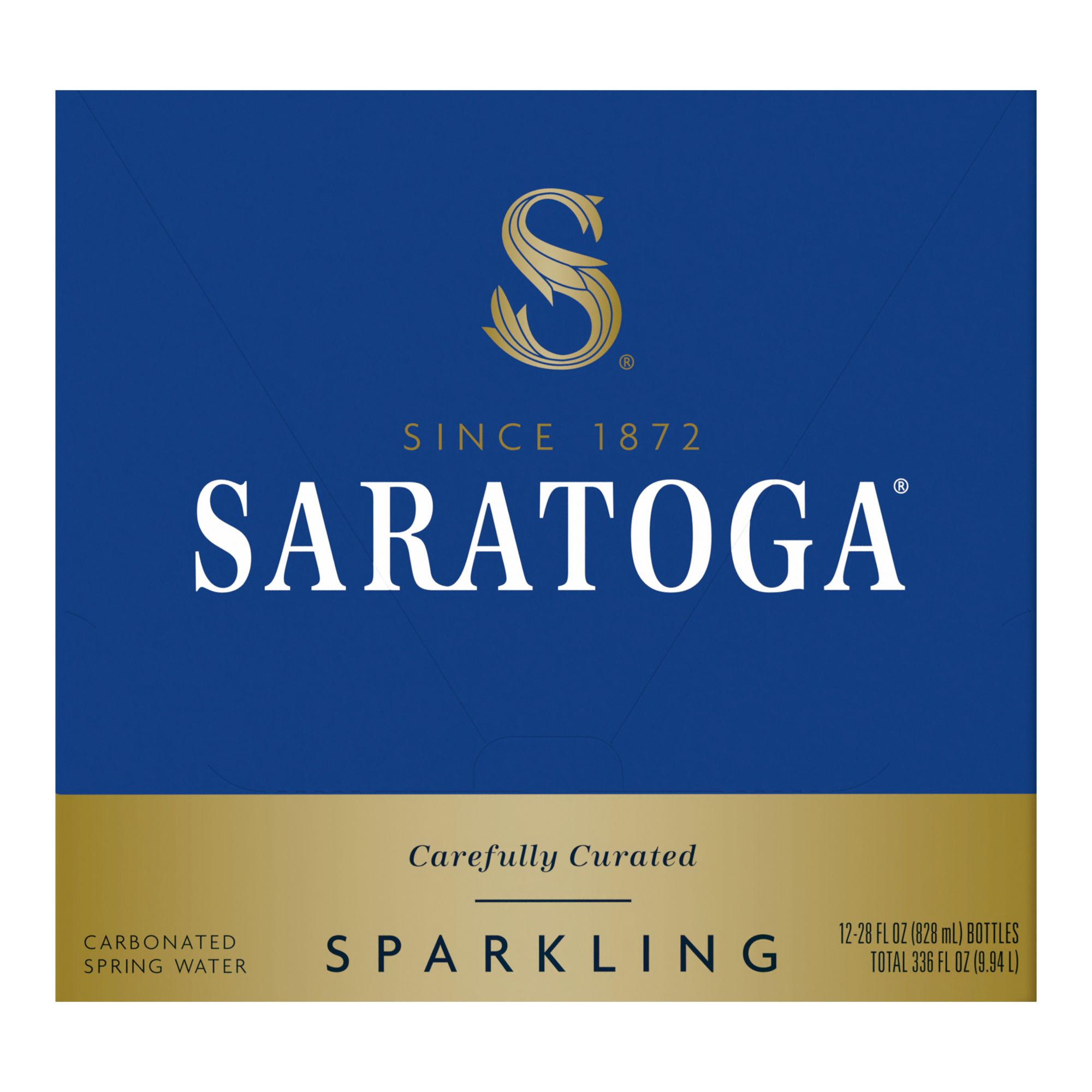 Saratoga Sparkling Spring Water, 12 Ounce, 24 Pack