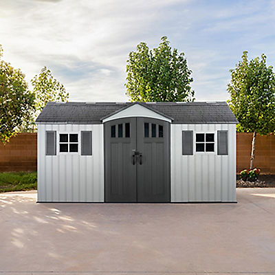 Lifetime (60407) 15′ x 8′ Outdoor Storage Shed