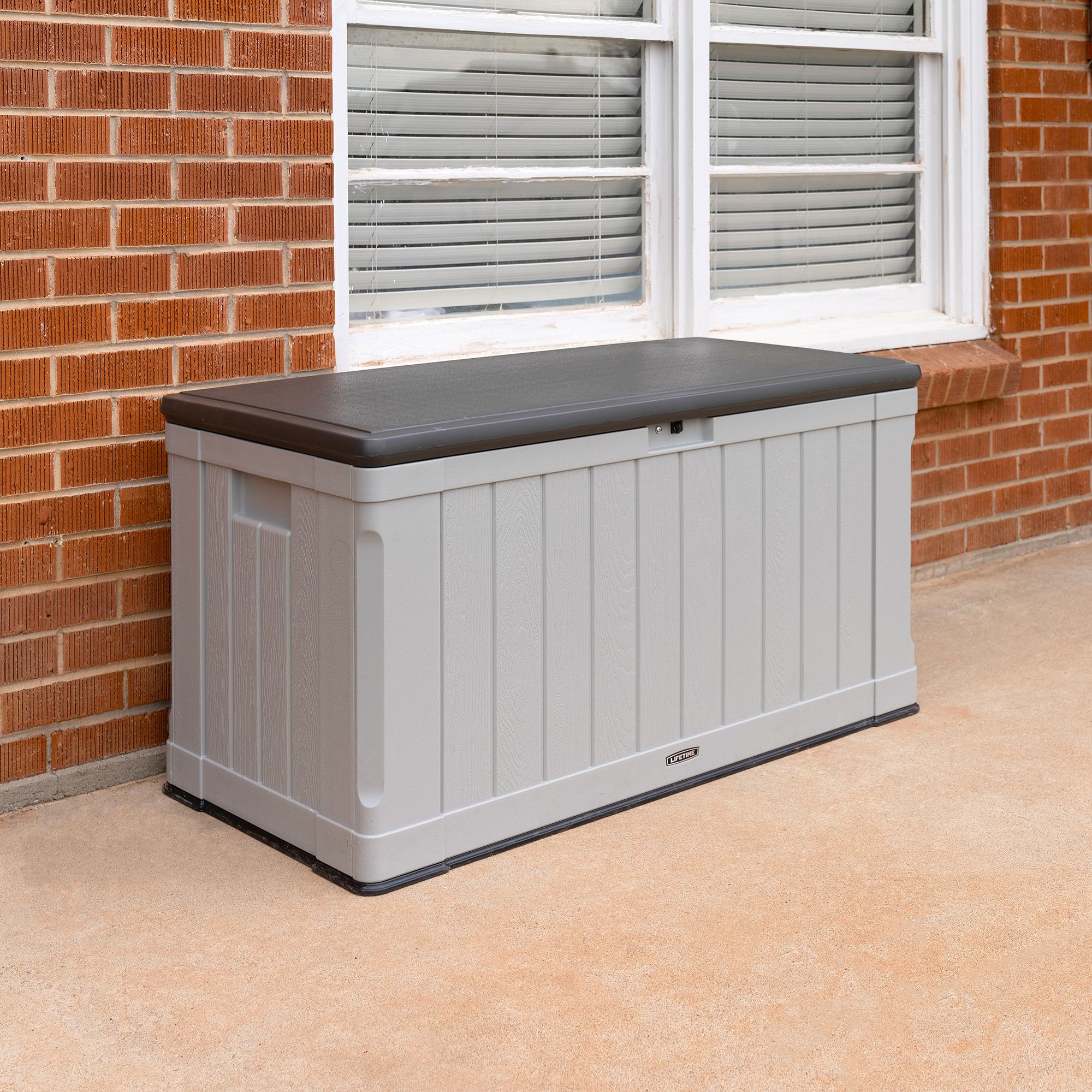 Lifetime Outdoor Storage Deck Box, 116 gal.