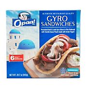 Opaa Individually Wrapped Gyro Sandwiches, 6 ct.
