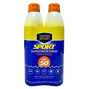 Berkley Jensen Sport SPF 50 Sunscreen Spray, 2 pk./9.1 oz.