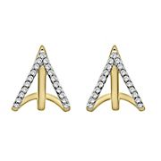 .10 ct. t.w. Diamond Mini Huggie Earrings in 14k Yellow Gold