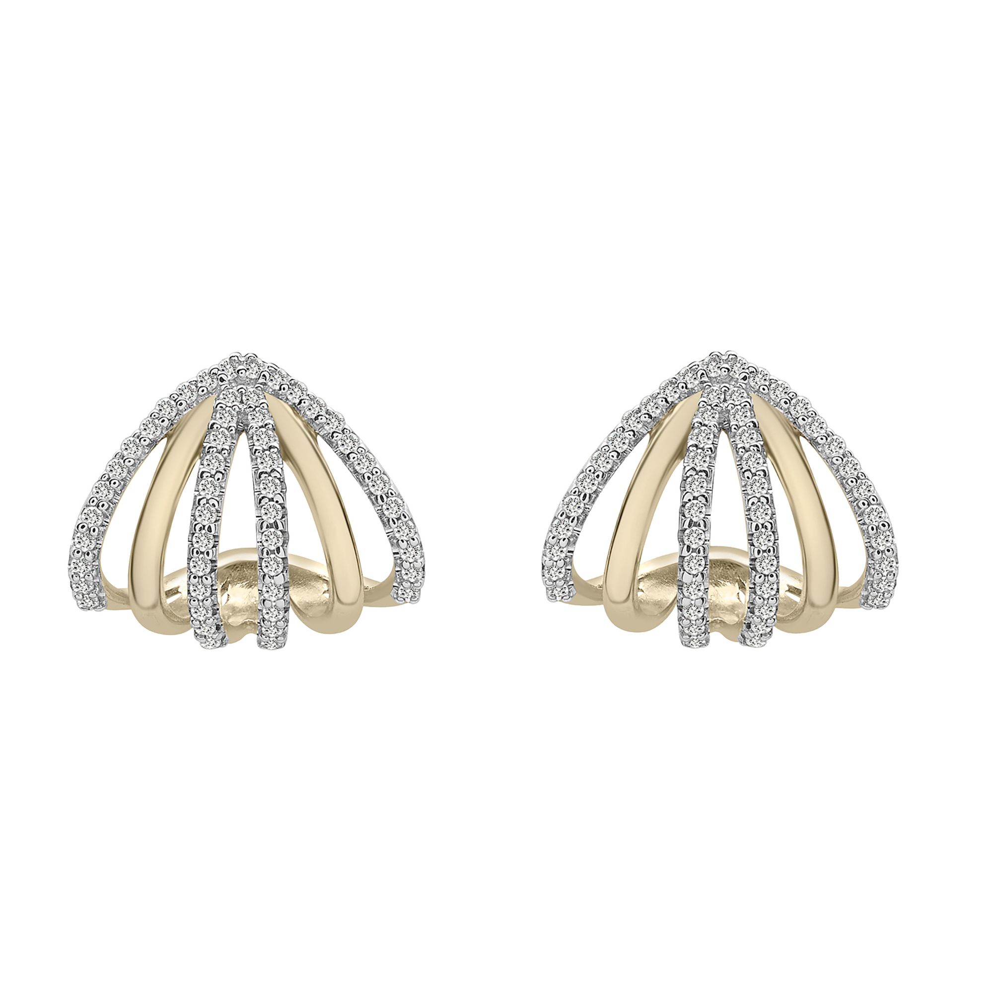 .20 ct. t.w. Diamond Mini Huggie Earrings in 14k Yellow Gold