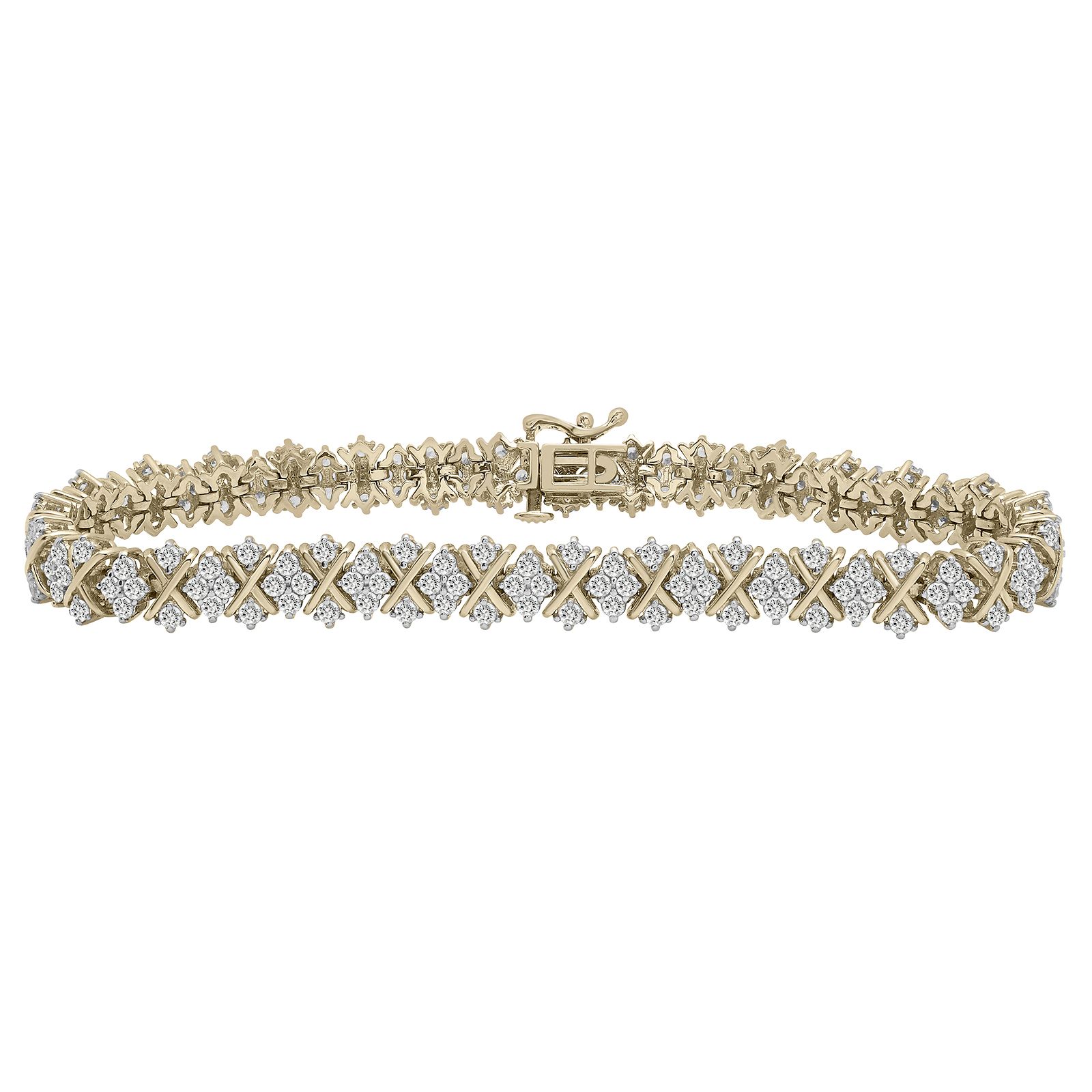 4 ct. t.w. Diamond Link Bracelet in 14k Yellow Gold