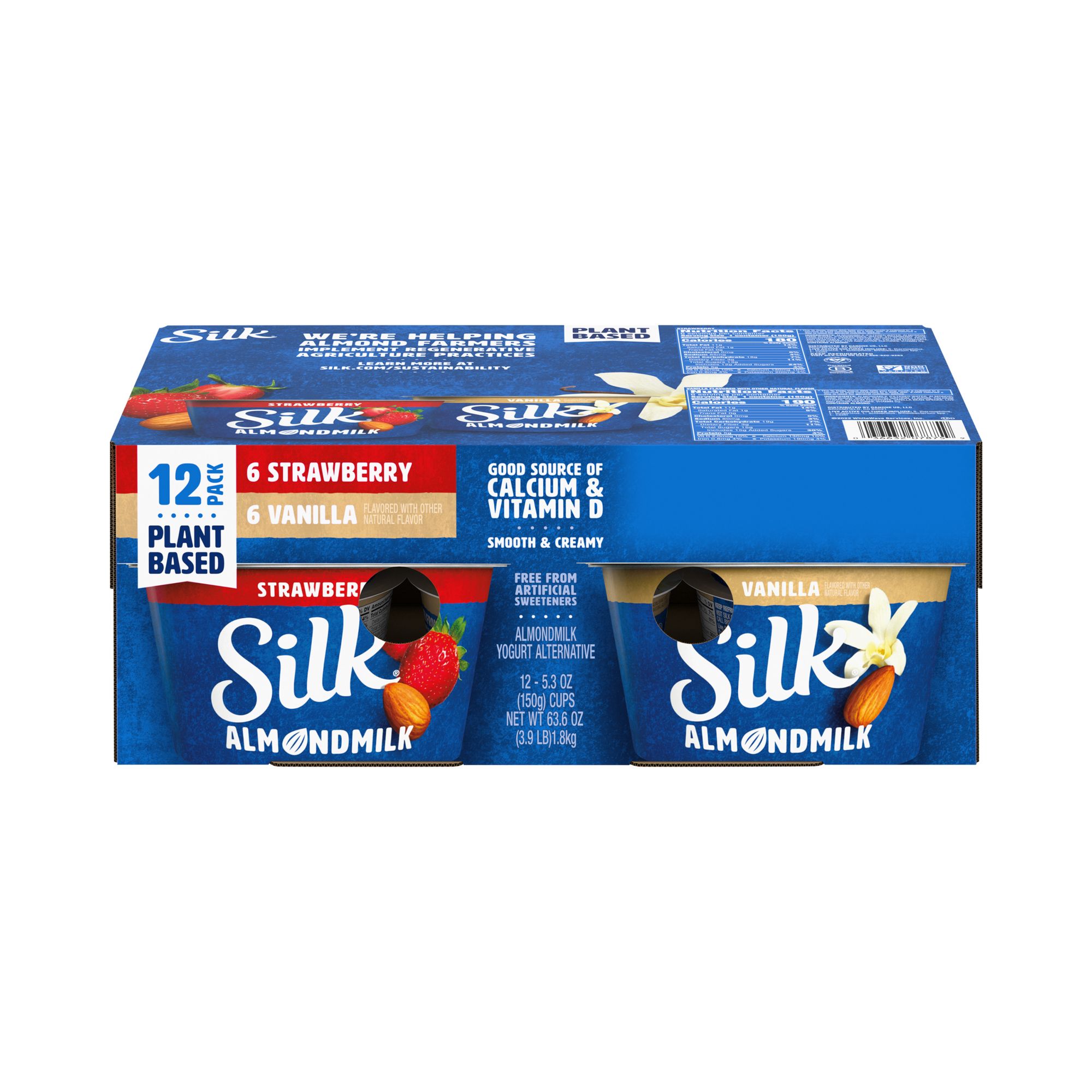 Silk Almondmilk Yogurt Variety Pack, 12 ct.