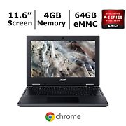 Acer Chromebook 311 CB311-10H-42LY Laptop, AMD A-Series Dual-Core Processor, 4GB DDR4 SDRAM Memory, 64GB eMMC