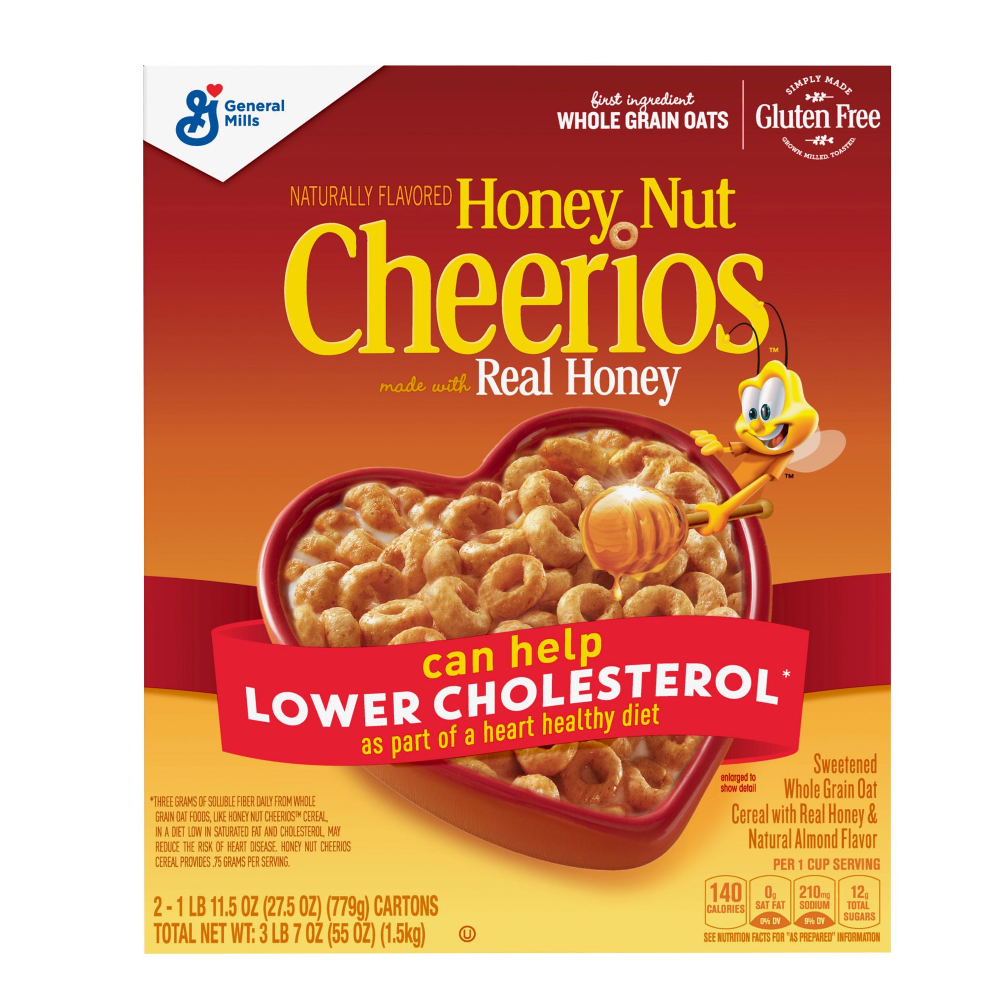 Cheerios Honey Nut Cereal, Original,1.5kg – American Cash and Carry