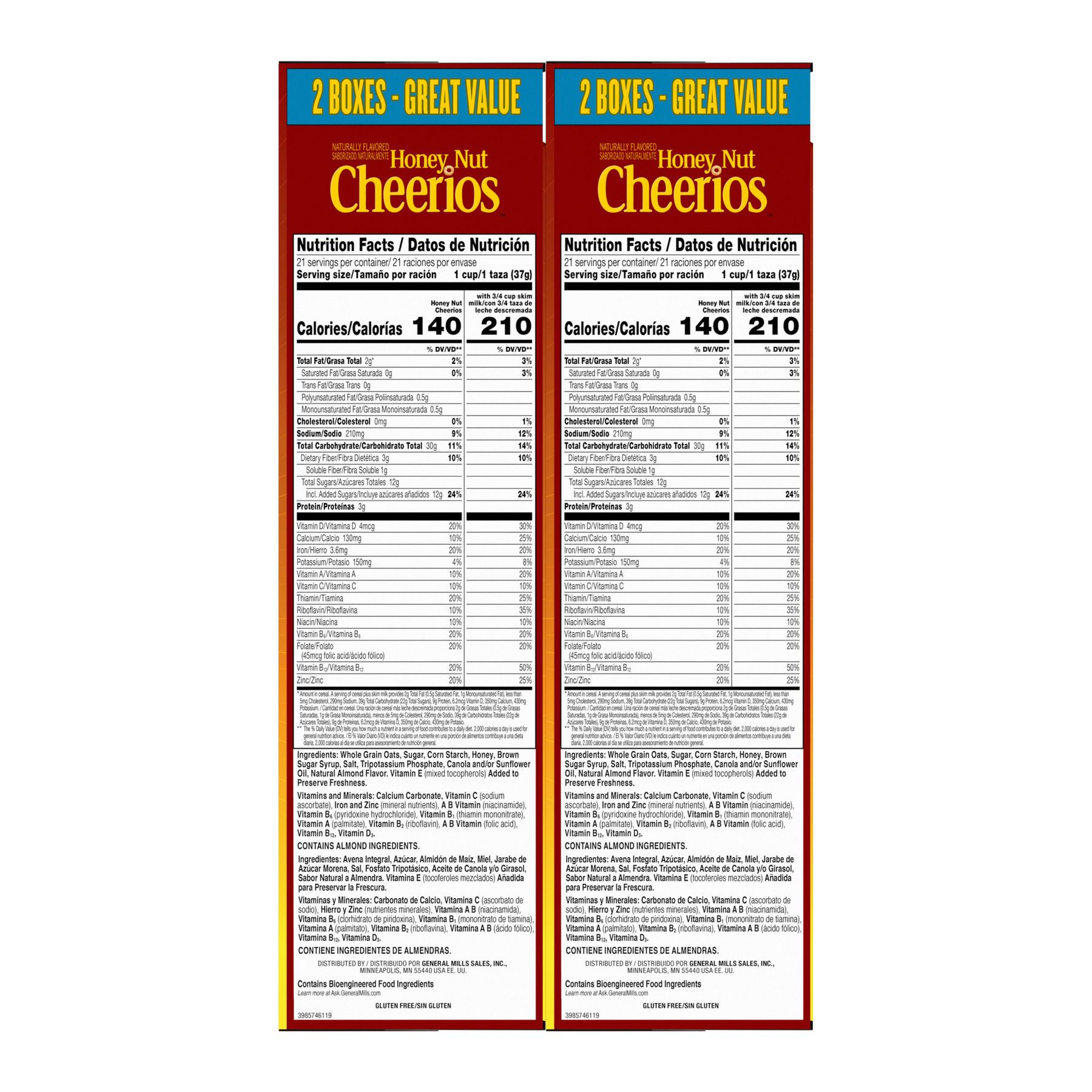 Nutrition Facts Label Honey Nut Cheerios Besto Blog