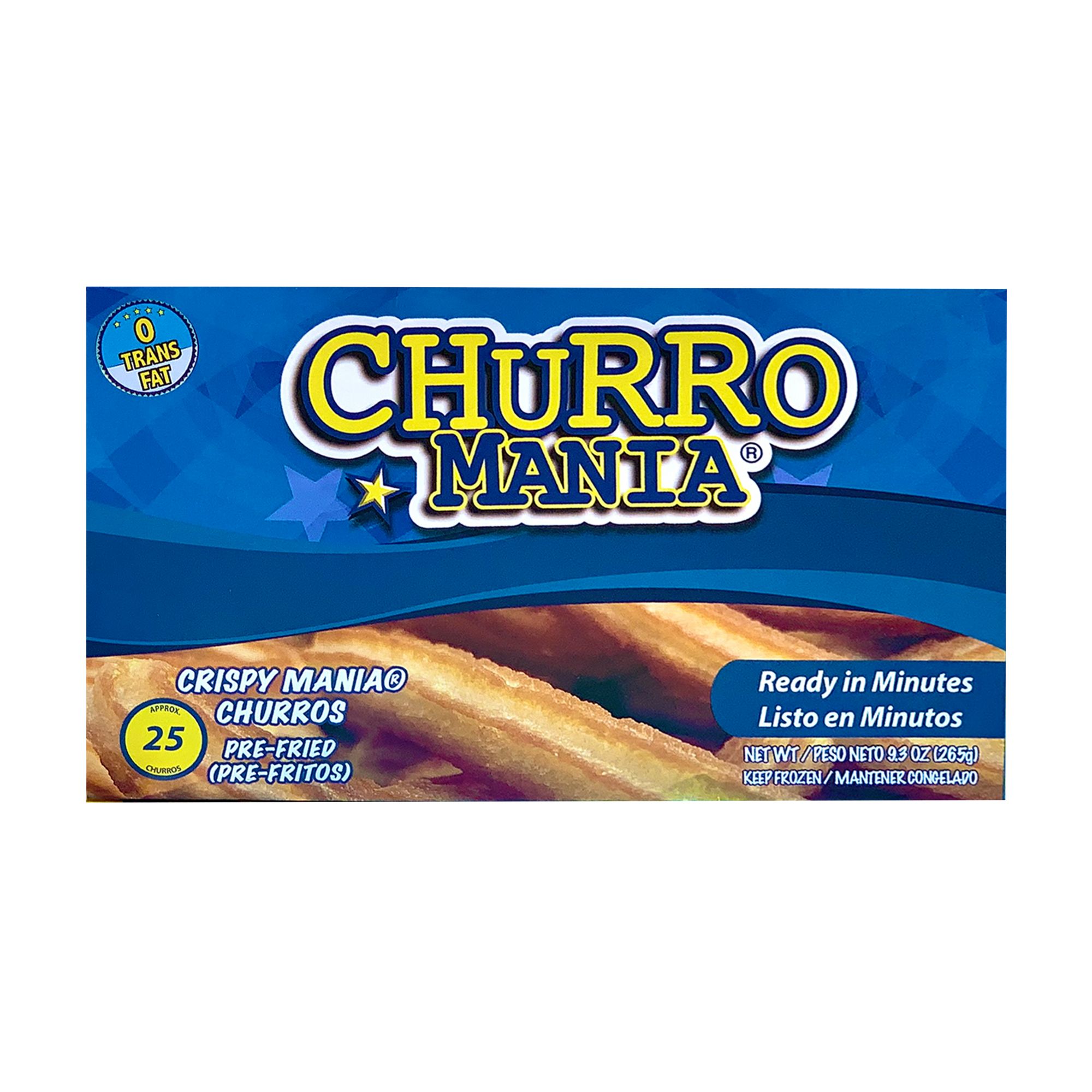 ChurroMania CrispyMania Pre-Fried Churros, 2 pk./50 ct.