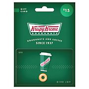 Krispy Kreme $15 Gift Card