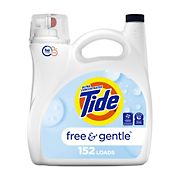 Tide Free and Gentle Liquid Laundry Detergent, 170 fl. oz.