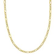 2.5mm Figaro Link Chain Necklace in 10k Yellow Gold, 18&quot;