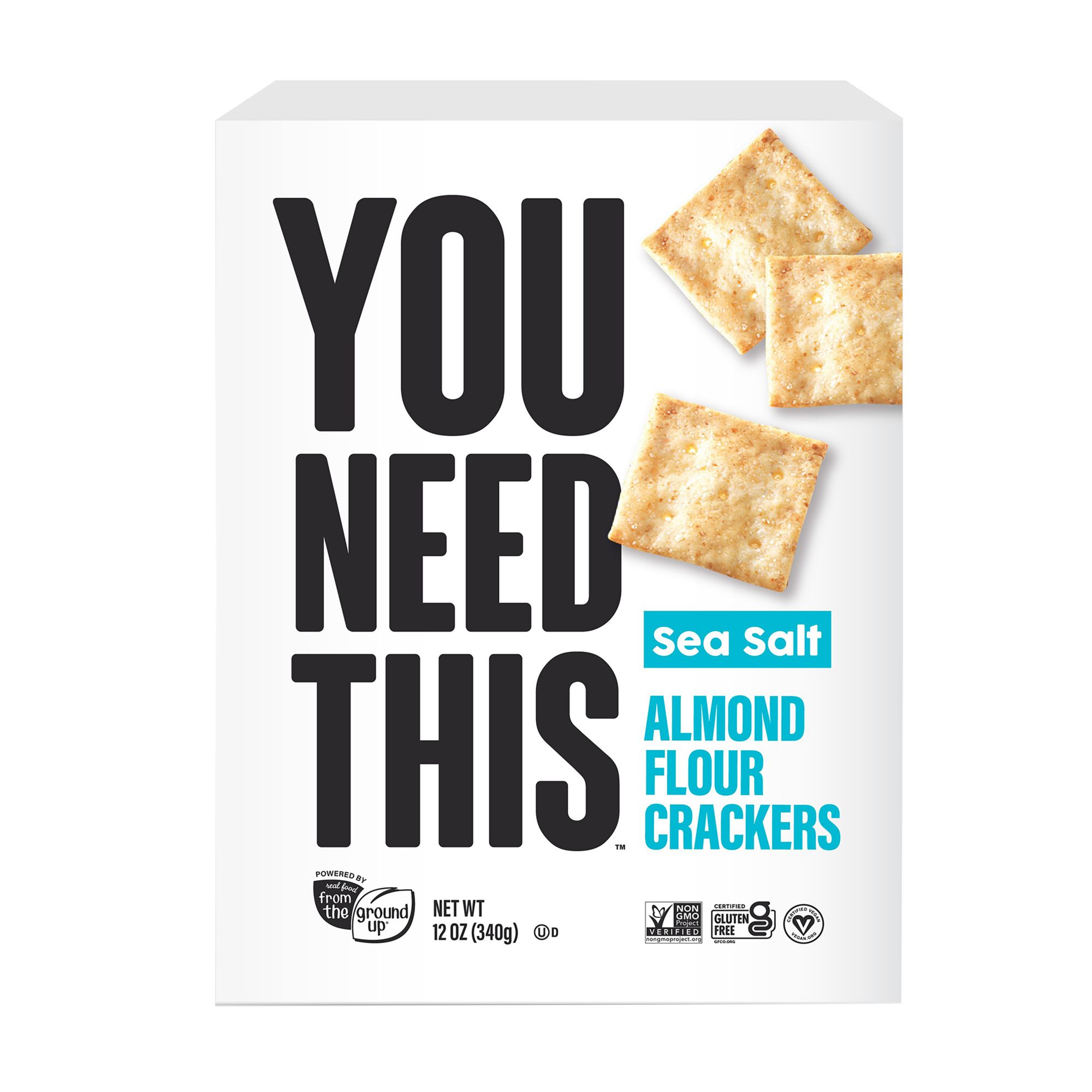 You Need This Sea Salt Almond Flour Crackers, 12 oz.