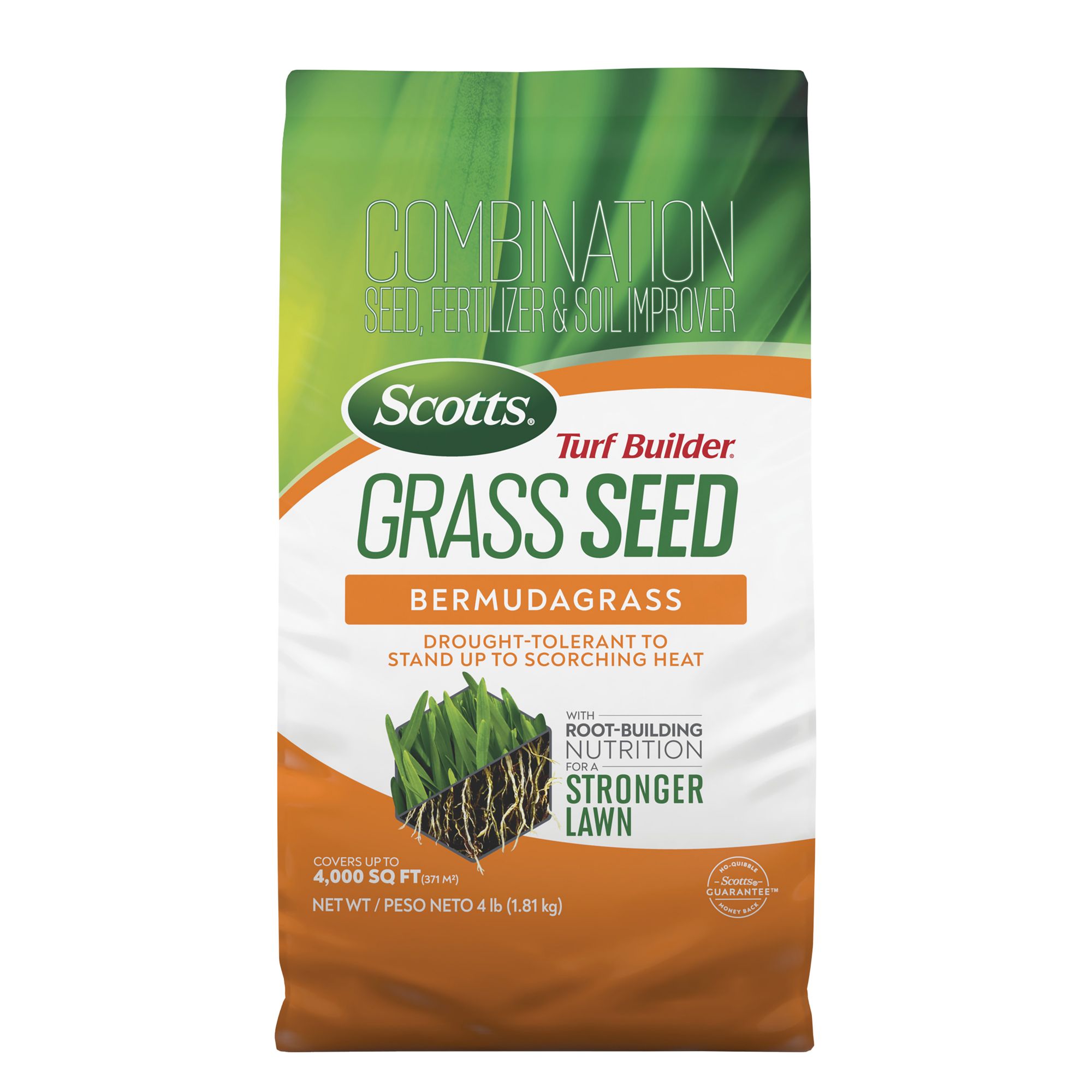 Scotts Turf Builder Grass Seed Bermudagrass, 4 lbs.