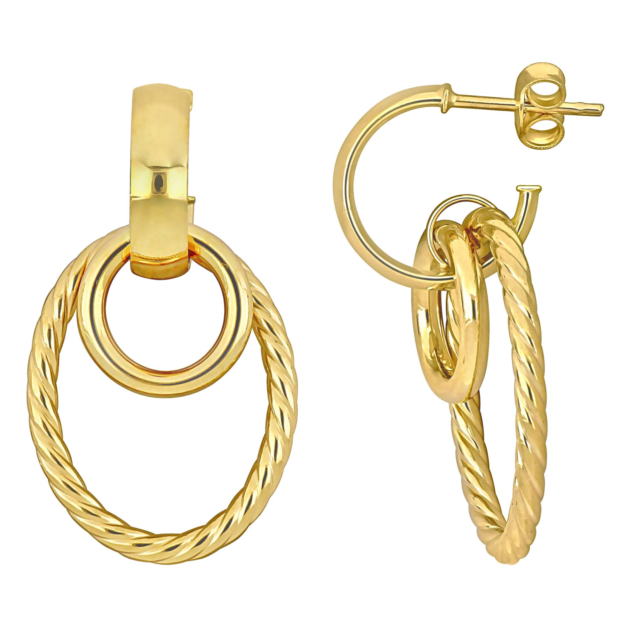 Louis Vuitton Earrings Golden Metal ref.757321 - Joli Closet