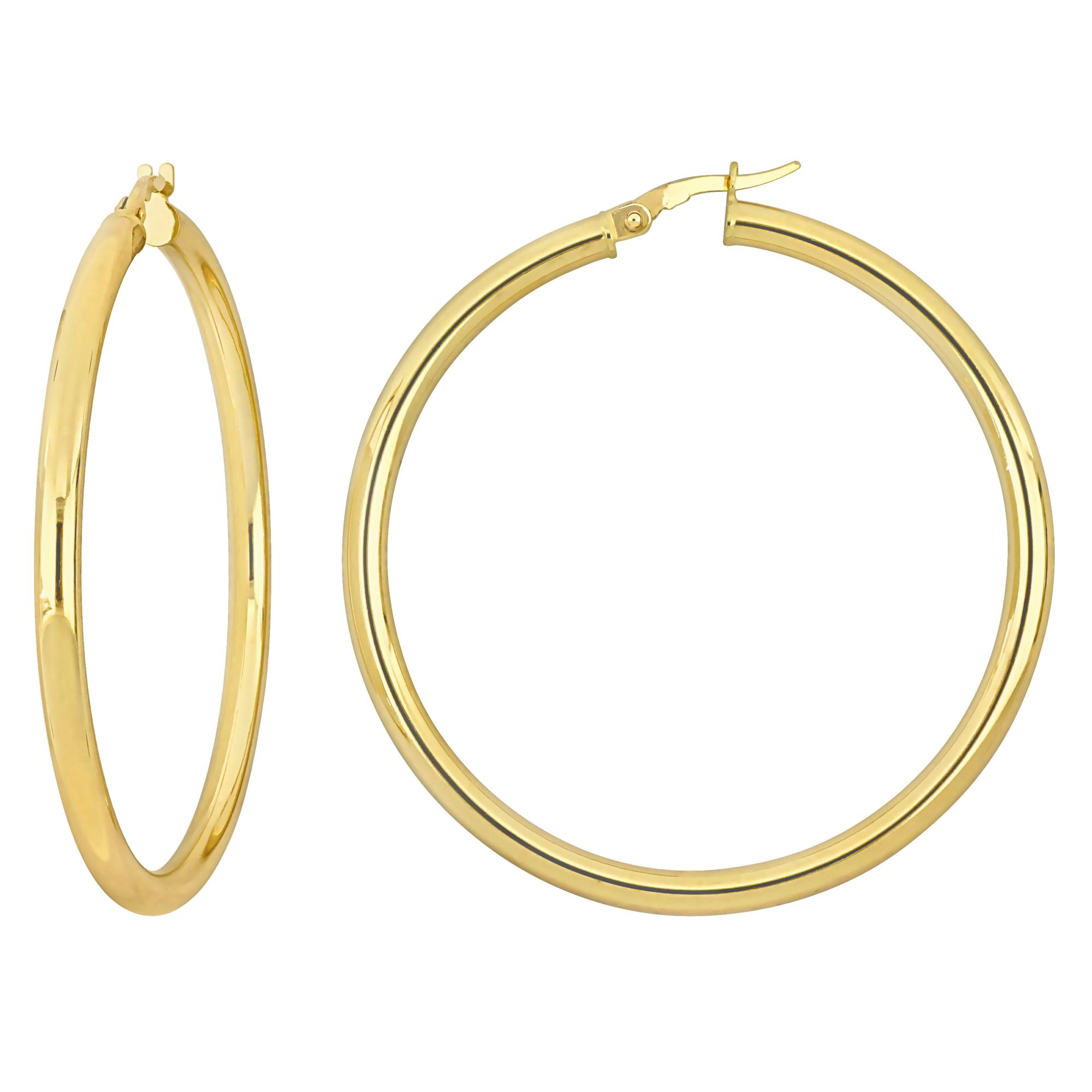47mm Hoop Earrings in 14k Yellow Gold