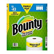 Bounty Select-A-Size Paper Towels, Triple Plus Rolls, 12 ct./158 Sheets