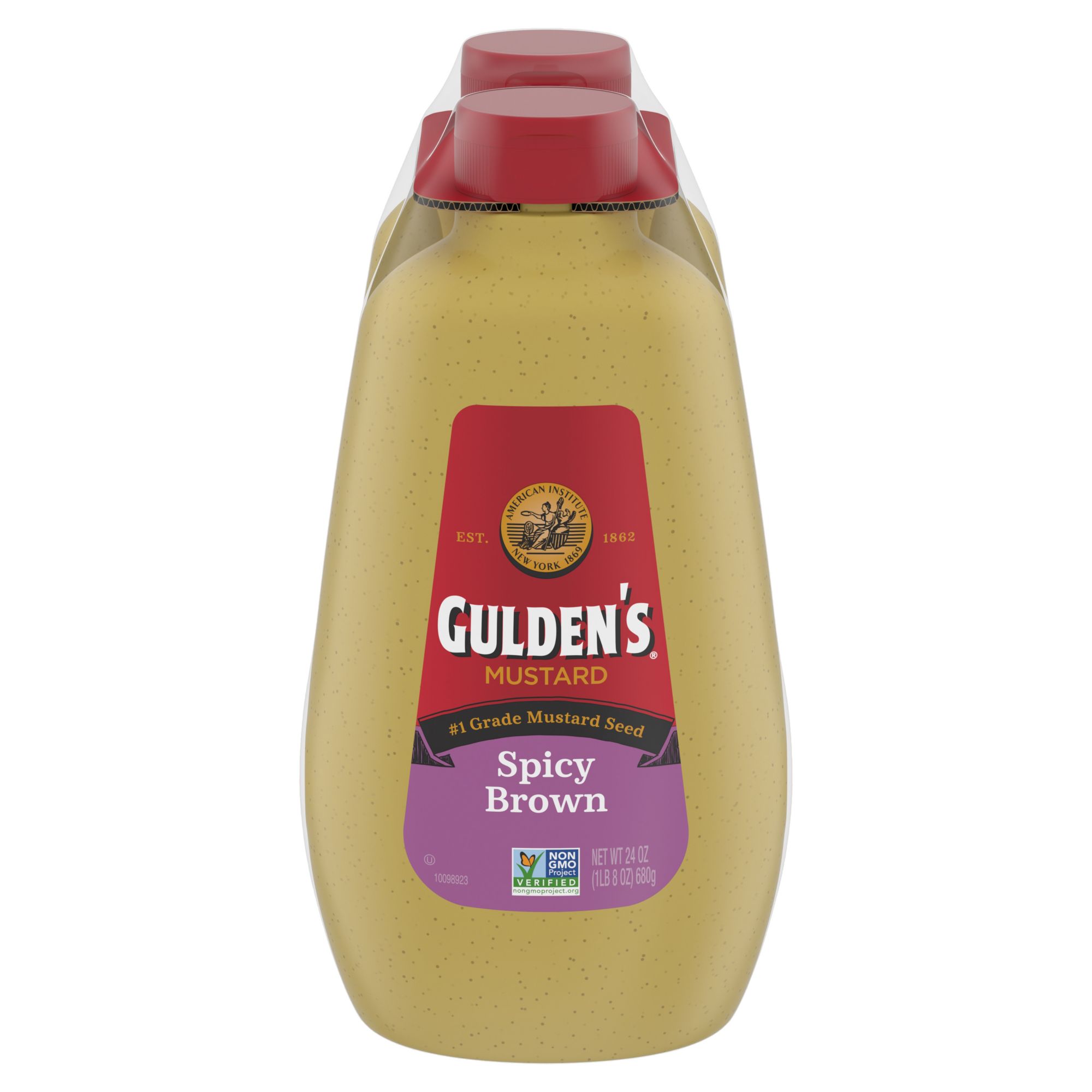 Gulden's Spicy Brown Mustard, 24 oz.Bottles, 2 ct.