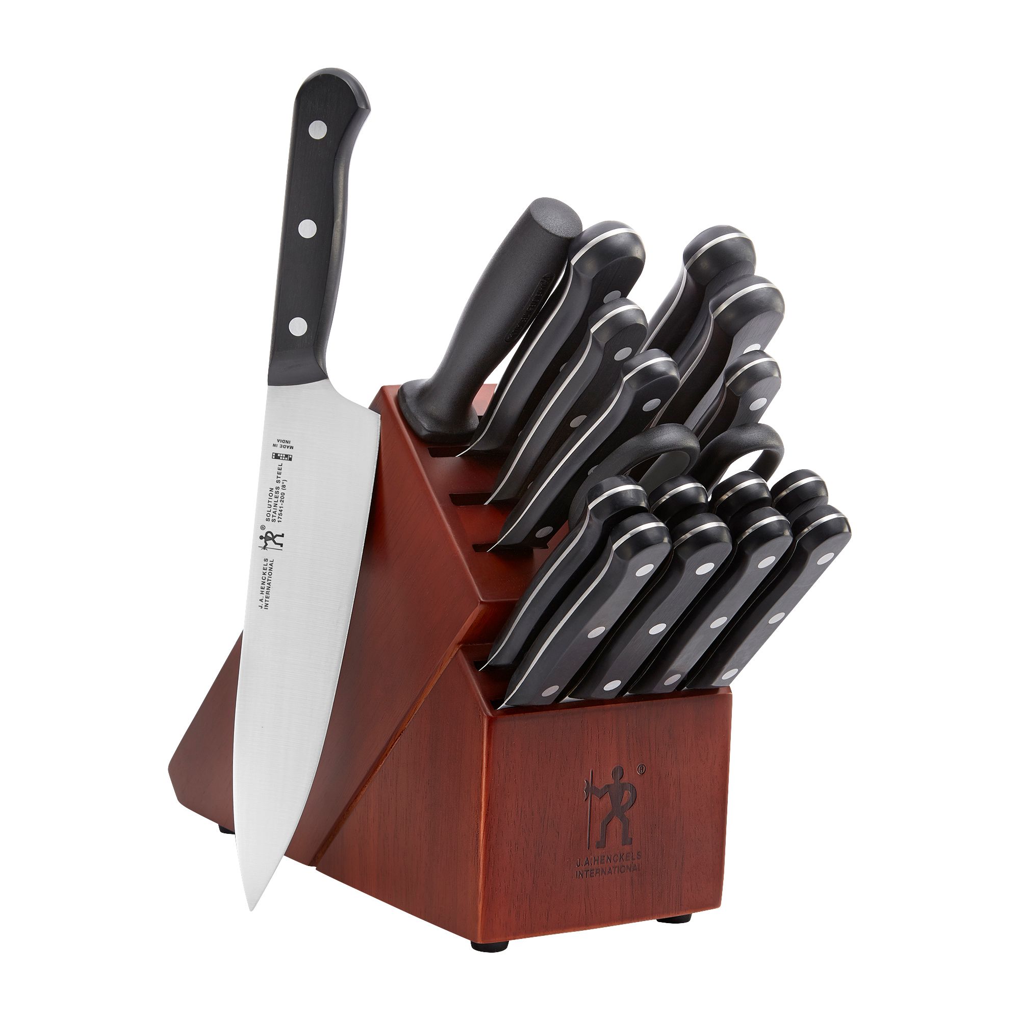 Henckels Solution 18-Piece Knife Block Set