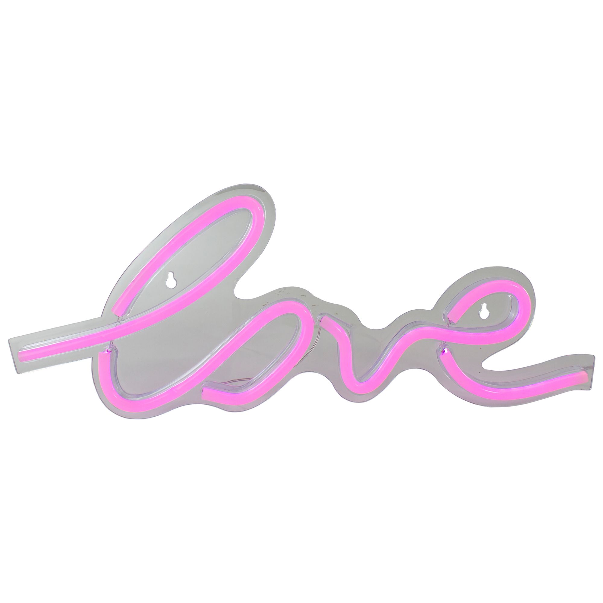 Northlight 18&quot; Pink LED Lighted 'Love' Neon Style Valentine's Day Wall Sign