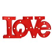 Northlight 20&quot; Red 'LOVE' LED Valentine's Day Marquee Wall Sign