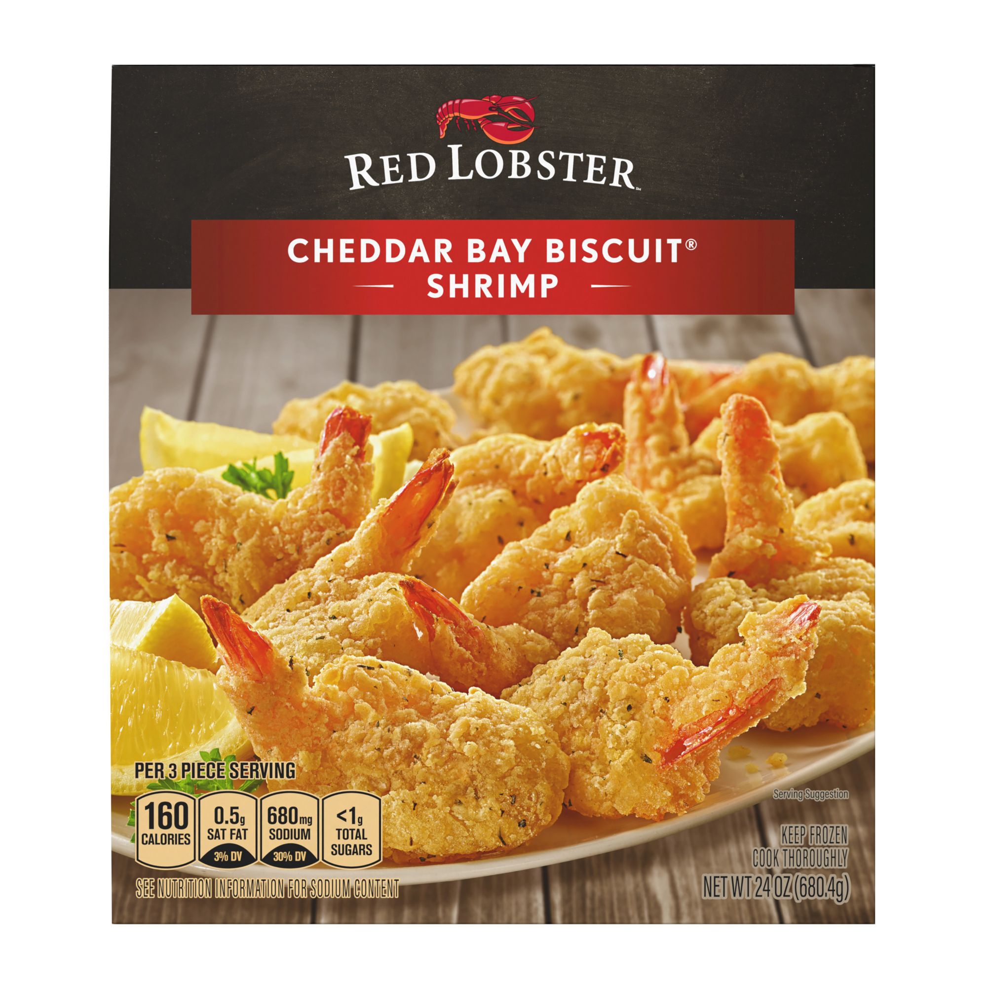 Red Lobster Cheddar Bay Biscuit Coated Shrimp, 1.5 lbs.