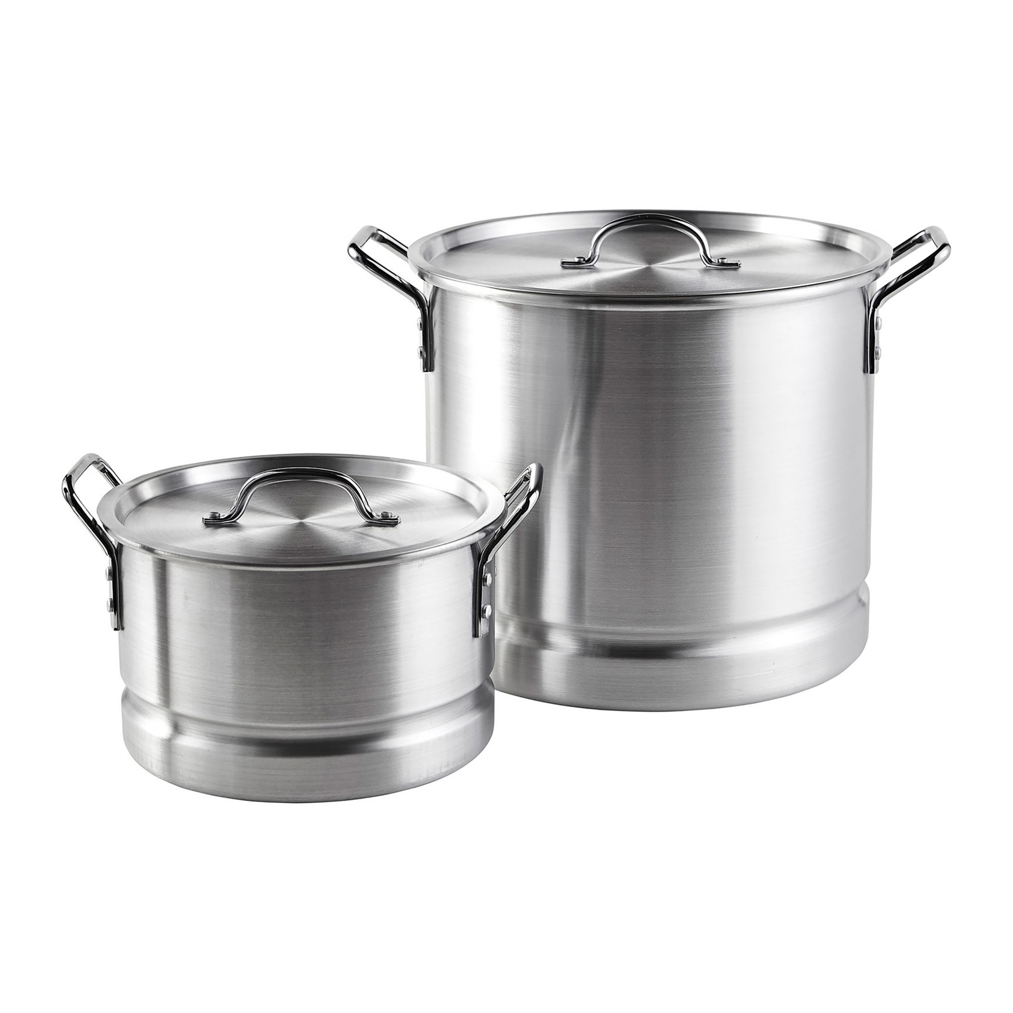 IMUSA Aluminum Sauce Pot with Lid - Silver, 8 qt - Metro Market