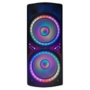 Edison Professional M7600 Dragonfly Translucent Bluetooth Party System with Dual 15&quot; Speakers & LED Lighting