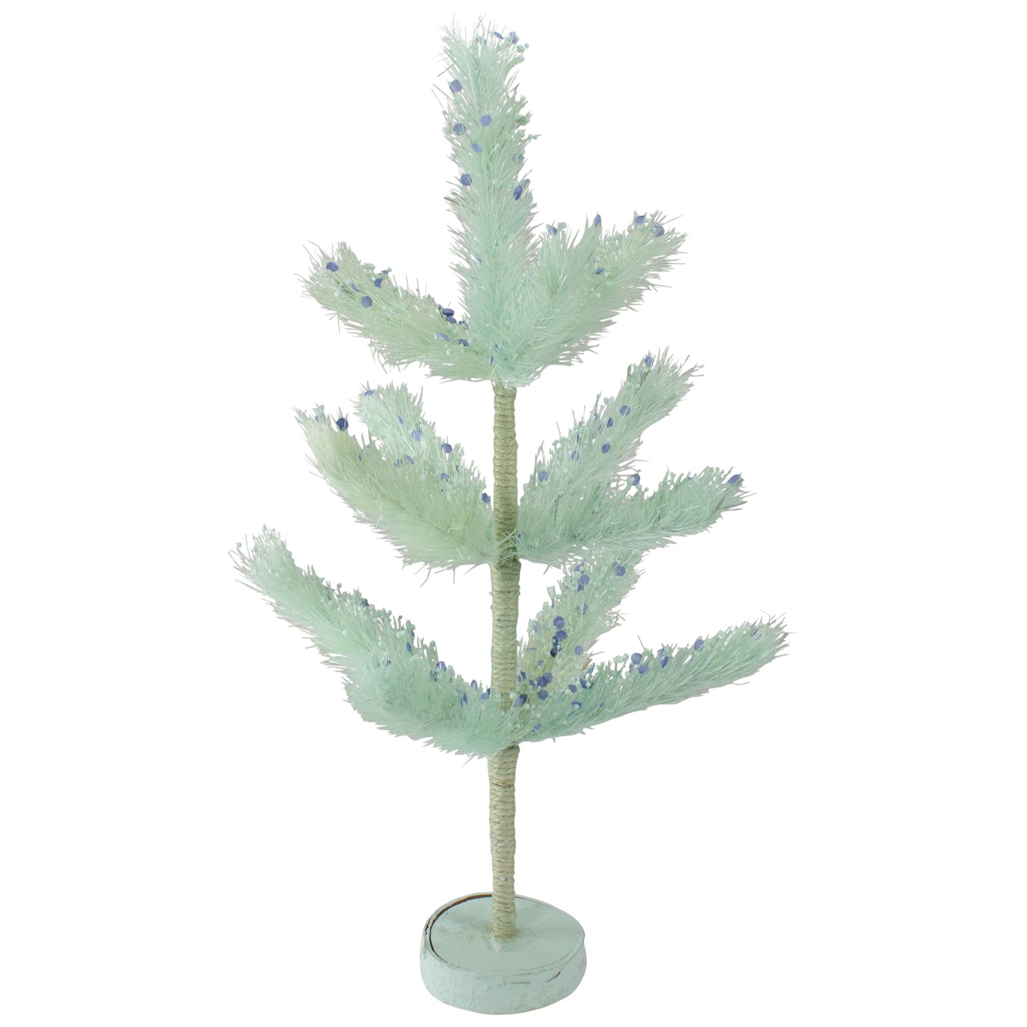Northlight 19&quot; Pastel Green Pine Artificial Easter Tree