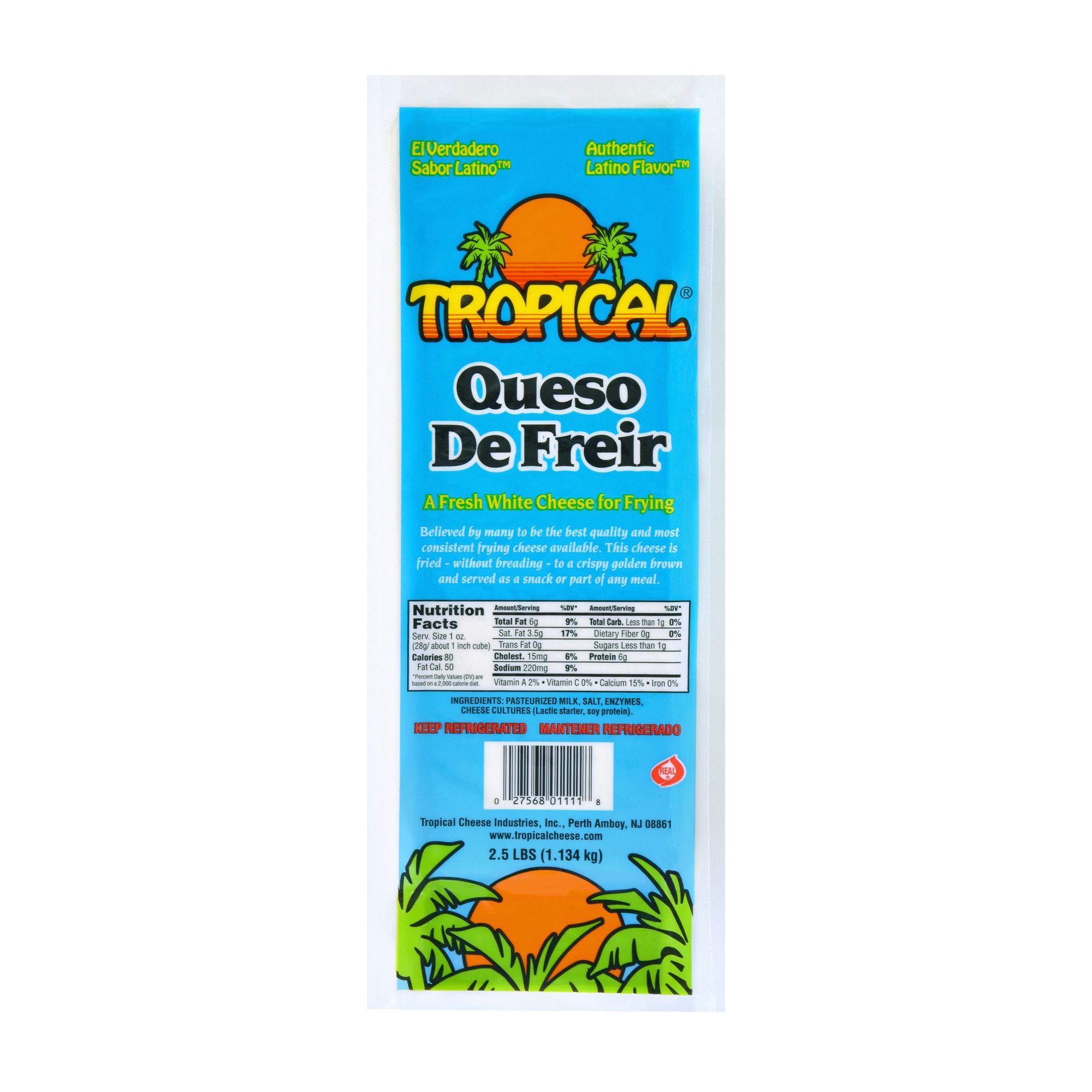 Tropical Queso De Freir, 2.5 lbs.