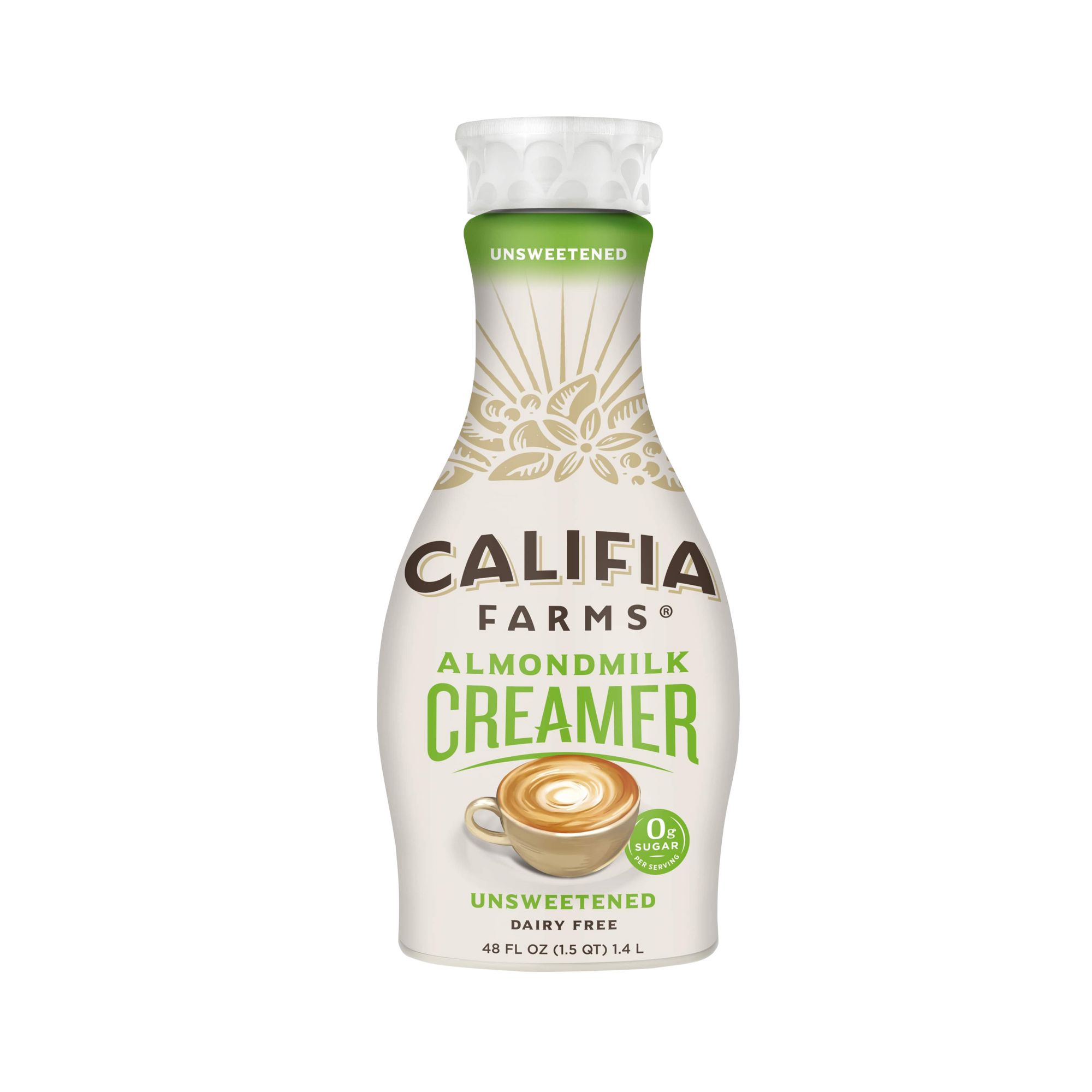 Califia Farms Unsweetened Almond Creamer, 48 oz.