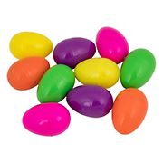 Northlight 3&quot; Multicolored Fillable Easter Eggs, 10 pk.