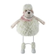 Northlight 16&quot; White Shaking Sheep with Pink Bandanna Easter Spring Tabletop Decor