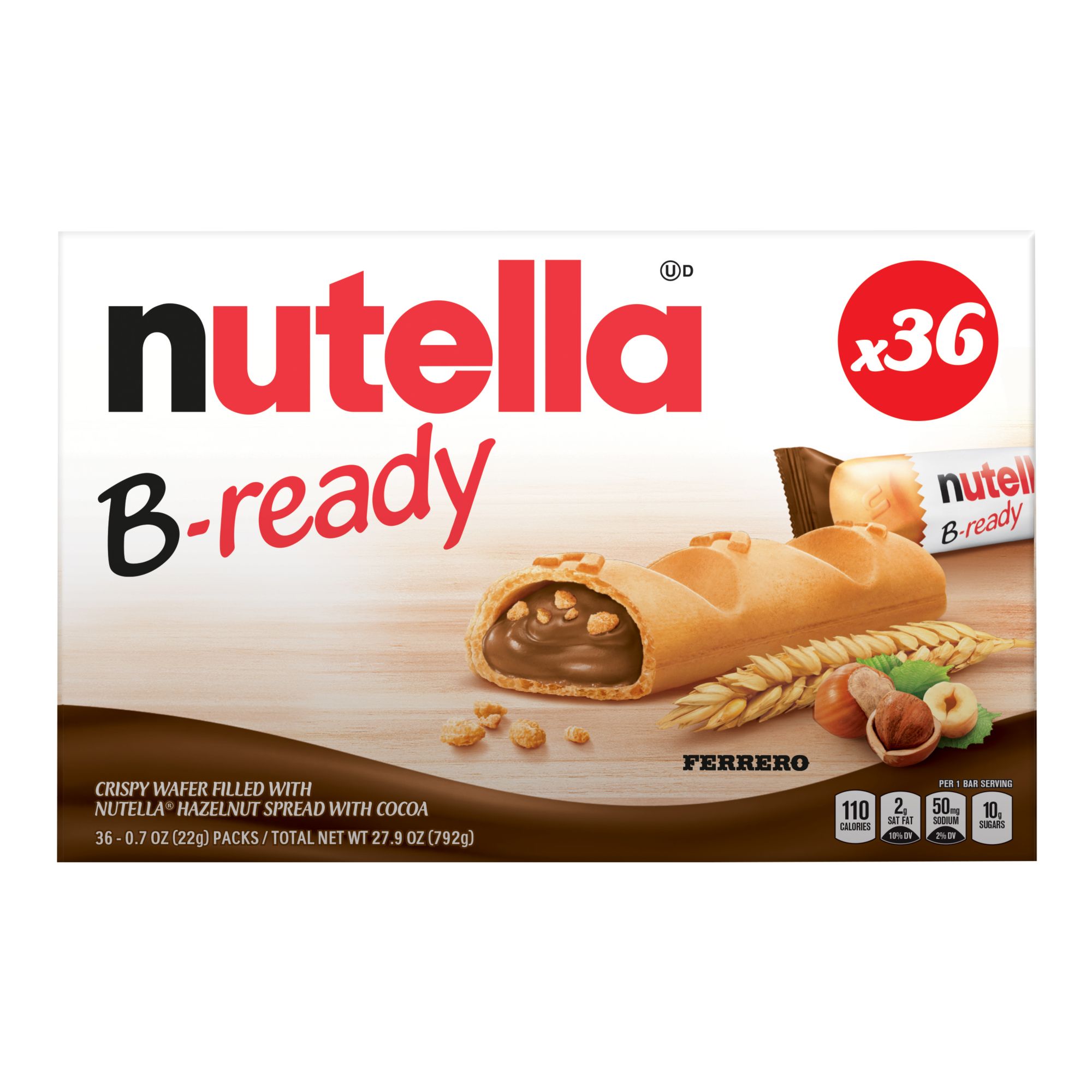 Nutella B-Ready, 36 ct.